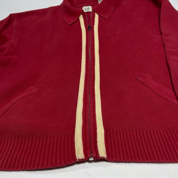 VTG Gap Knit Full Zip Oversized Sweater Men’s Small Unisex Streetwear - Picture 3 of 16
